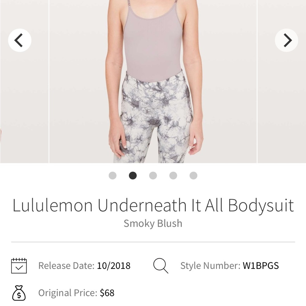 Lululemon Underneath it All Bodysuit